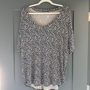 American Eagle Soft and Sexy Leopard Tee